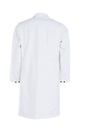 Bata de laboratorio Tranemo 59358104 multinorma, inherentemente ignífuga, color blanco, tejido ligero Tera TX, sin elementos metálicos.