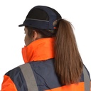 Gorra de seguridad SurFlex Air Stream, muy ligera y ventilada, banda elástica para sujeción, bandas reflectantes