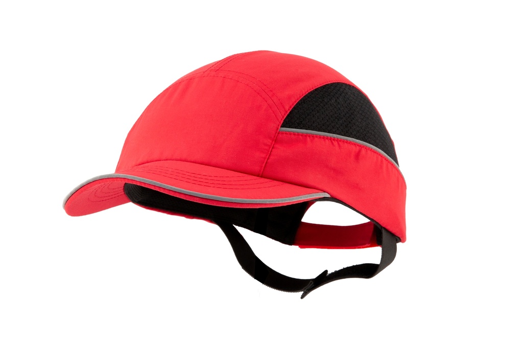 Gorra de seguridad Surflex All Seasons, gorra y carcasa con ventilaciones laterales, tira de sujeción adicional en zona occipital.