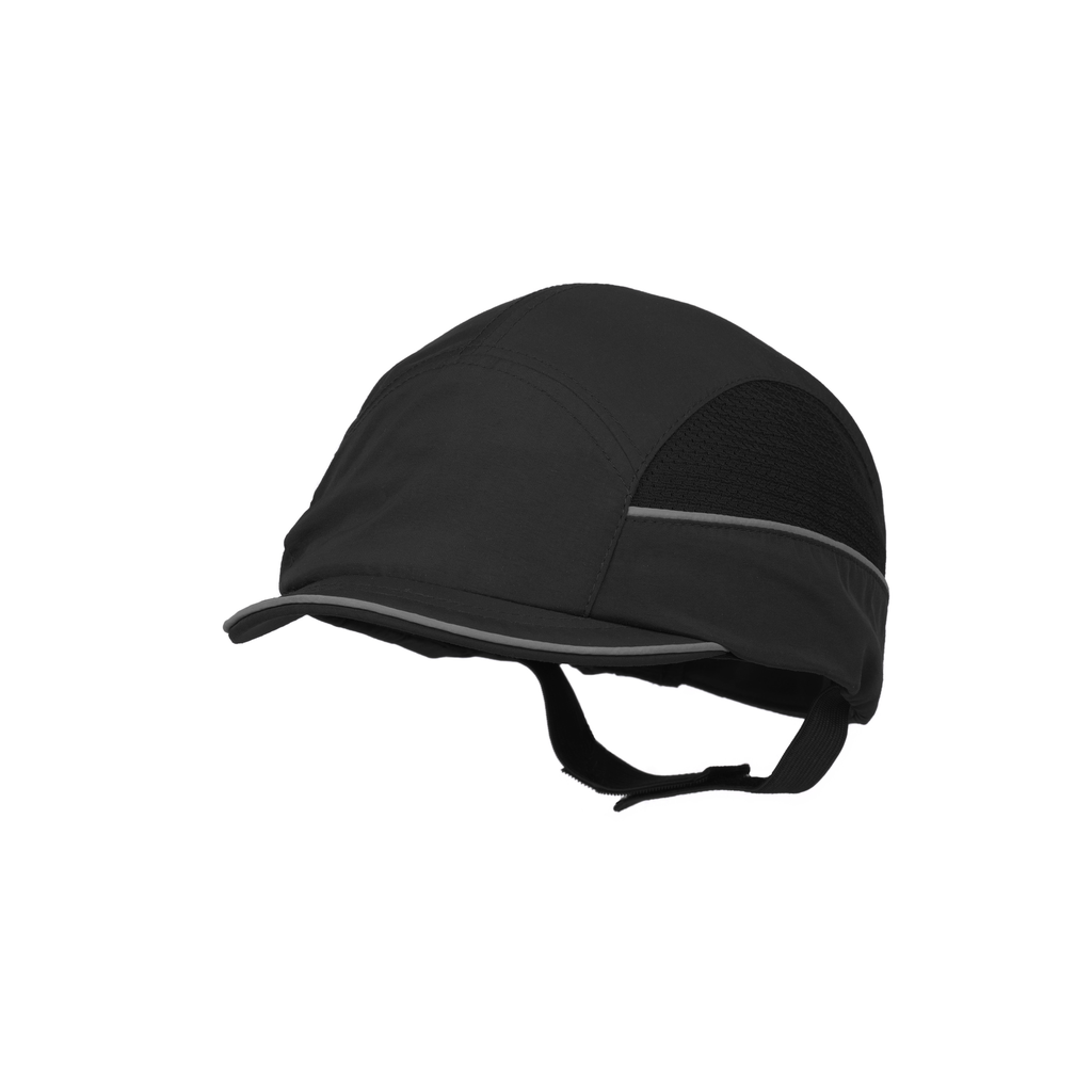 Gorra de seguridad Surflex All Seasons, gorra y carcasa con ventilaciones laterales, tira de sujeción adicional en zona occipital.