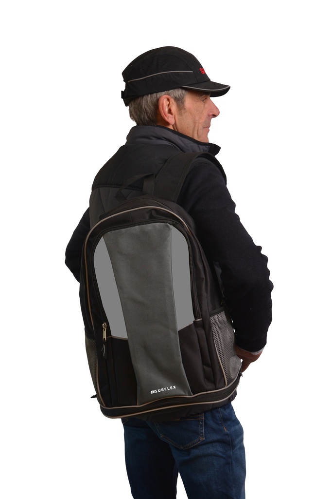 Mochila para EPIS Surflex Backpack, 50 litros, 3 bolsillos interiores, 2 laterales y compartimento extraíble ventilado para zapatos.