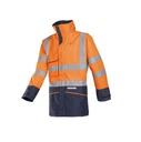 Parka Sioen Hedland ignífuga antiestàtica alta visibilitat, impermeable i transpirable, protecció limitada prod. químics.