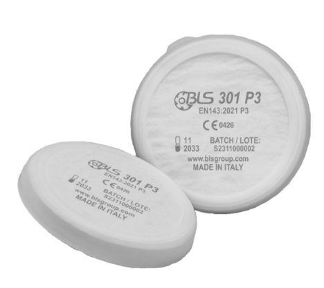 Prefiltre per a partícules BLS 301 P3. Per a ús sobre filtres de gas sèrie 200.