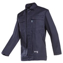 Caçadora ignífuga antiestàtica cotó carboni, certificat 50 rentades. EN11611, EN11612, EN1149.