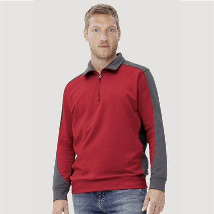 Sudadera cremallera corta Hakro Performance 476