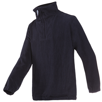 Folre polar Urbino arquejo classe 1, ignífug i antiestàtic, mitja cremallera, blava marí.