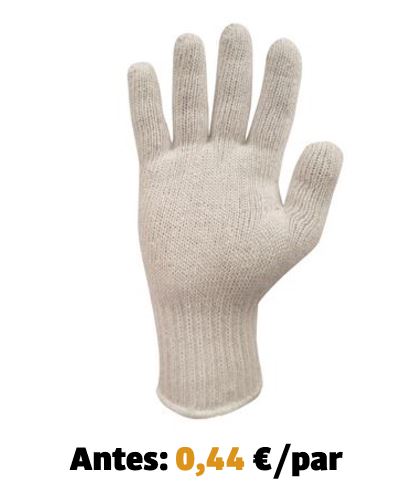 Guant Jomiba HTGM de punt cru lleuger 40% cotó, 60% polièster